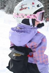 teaching kids to ski