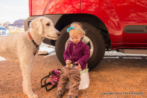 Potty training in the outdoors