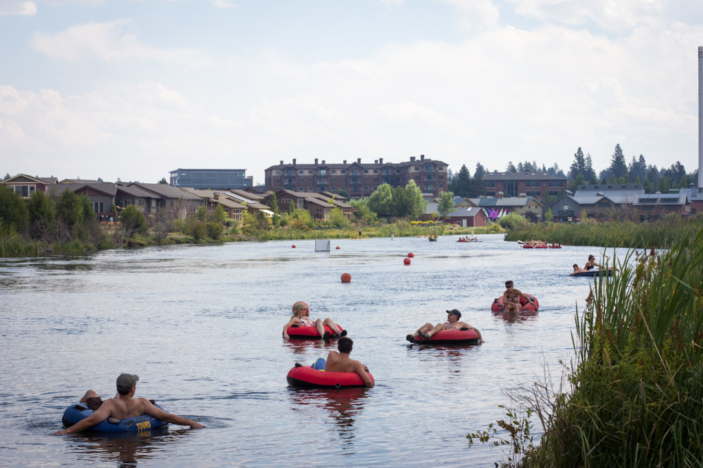 Tubing the Deschutes River, OR