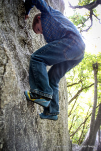 Bouldering with kids