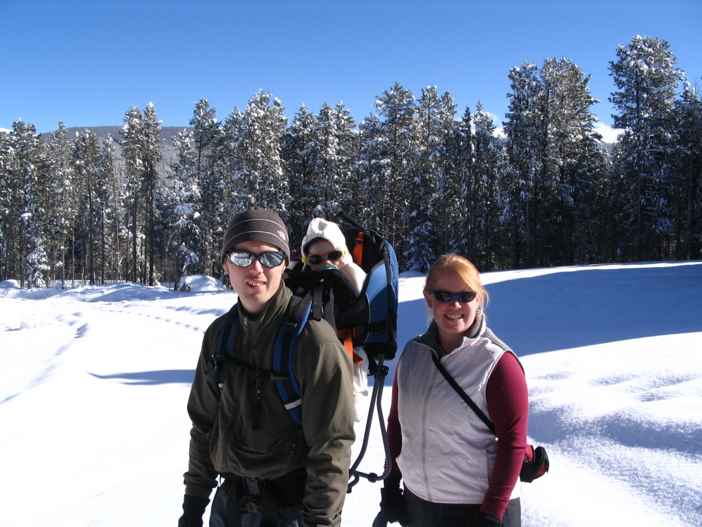 Tips for snowshoeing with a baby