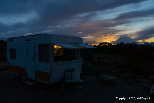 sunset at Dead Horse point state park