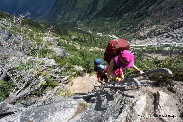 Hiking in the Bugaboos