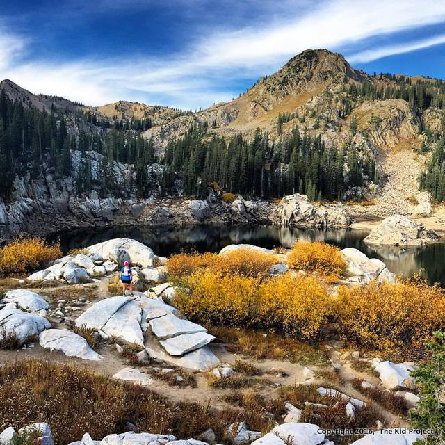 Marys Lake for fall foliage in Wasatch mountains