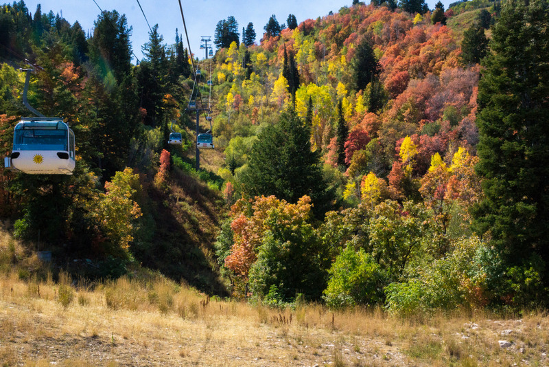 Snowbasin Resort fall foliage