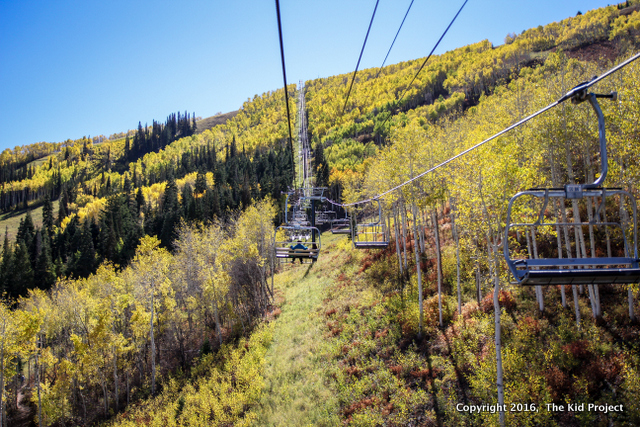 Park City Mountain Resort fall hiking