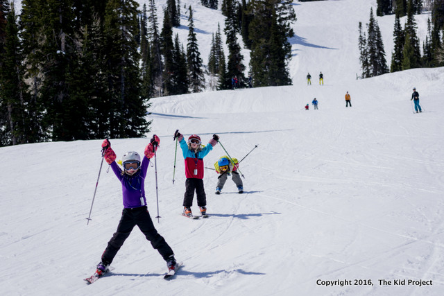 ski with kids