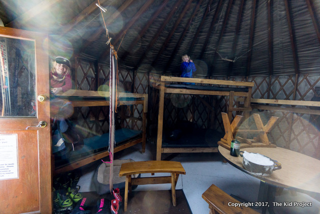 yurt trip with kids