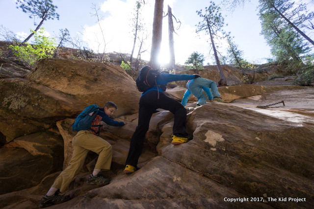 kid backpack hiking