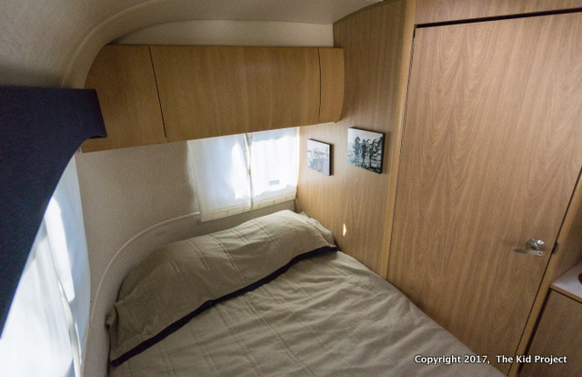 Airstream Safari sleeping