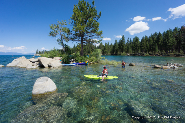 Zephyr Cove lake Tahoe Beach