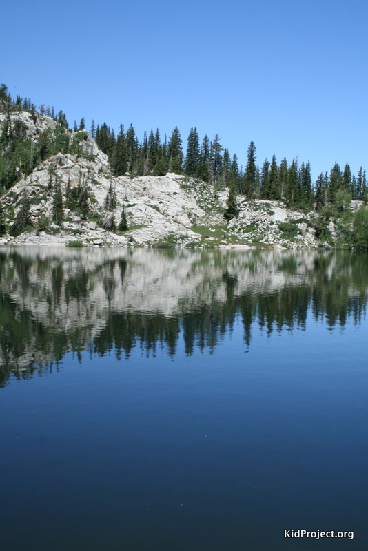 Mary's lake reflection