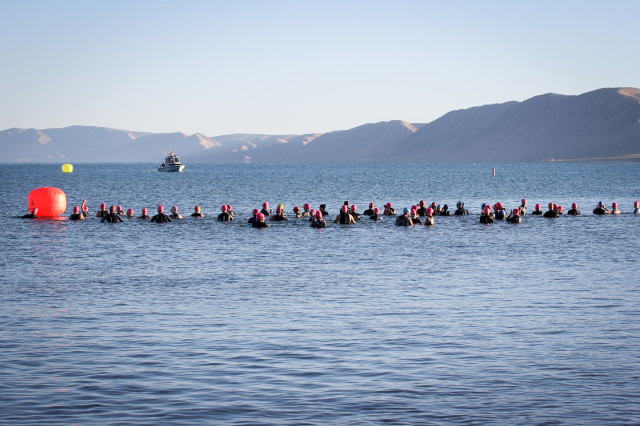Bear Lake Triathlon swim start