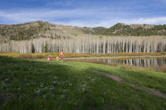 running, kids, trails full res