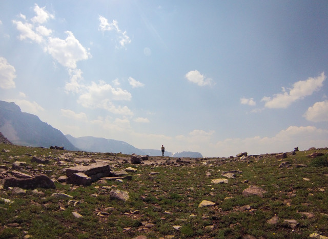 High Uinta Wilerness, hiking into solitude