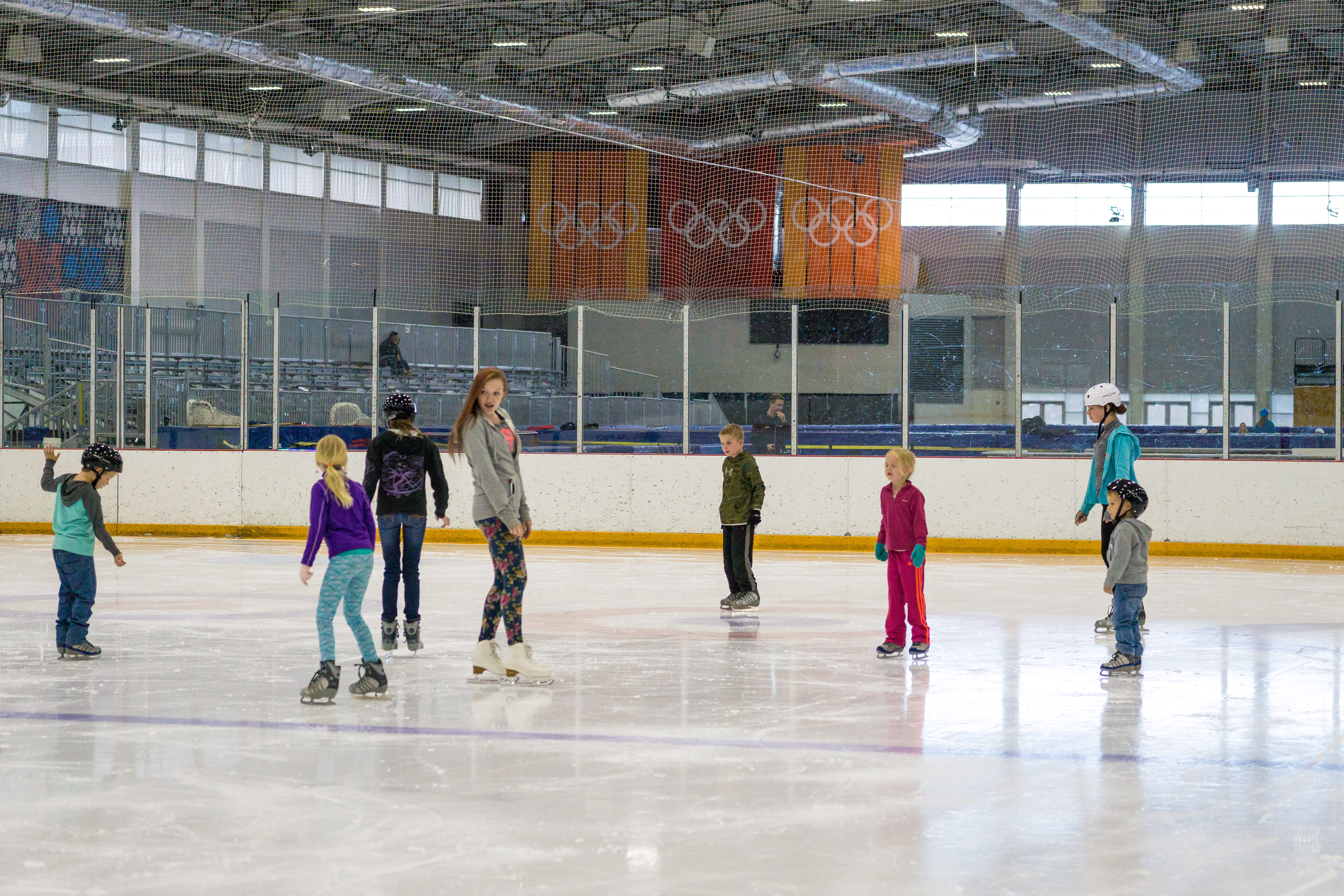 Learning to Skate at the Utah Olympic Oval - the kid project