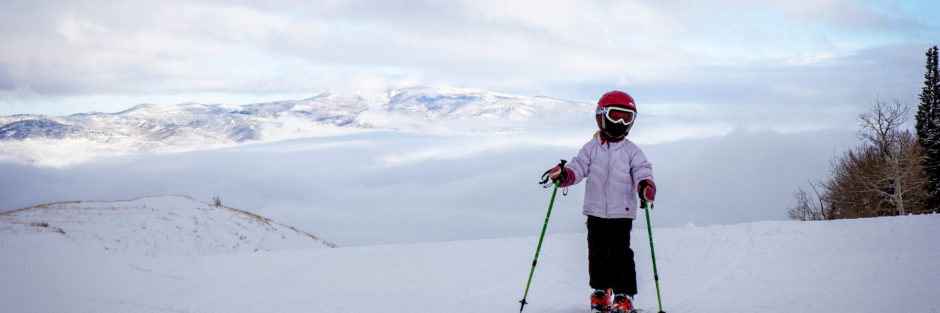 Ski with kids, child boot fitting, ski boots