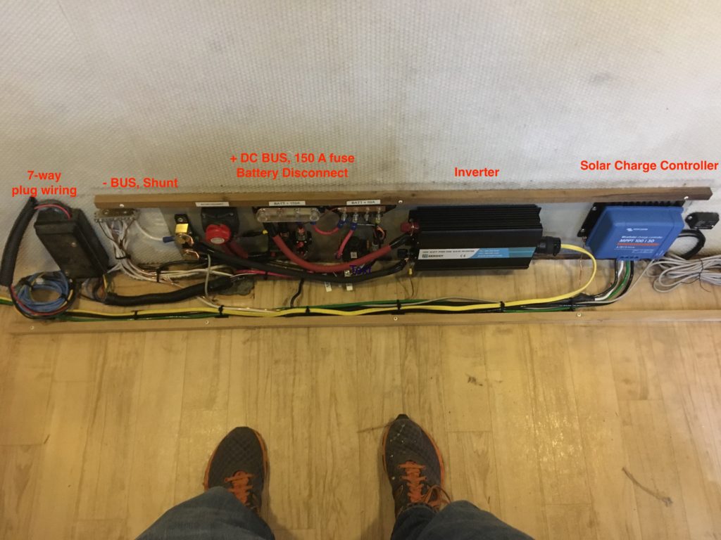 Annotated diagram of 12v wiring