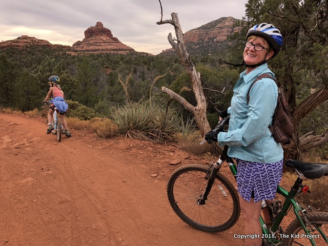 beginner Mountain Biking and Hiking trail in Sedona, AZ: Bell Rock Pathway