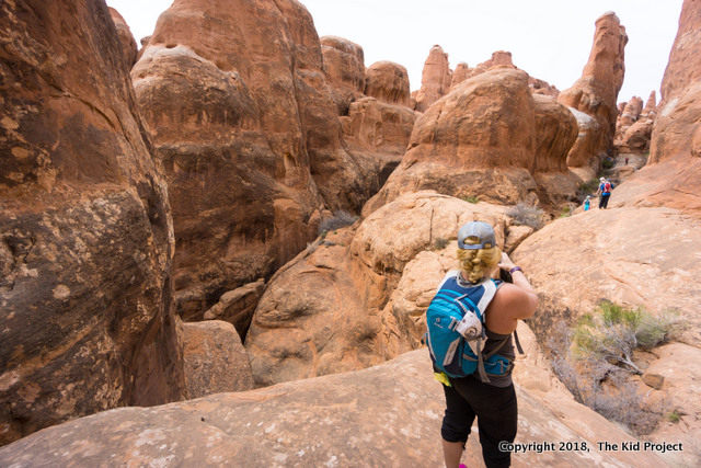 Fiery Furnace hike, Arches National Park