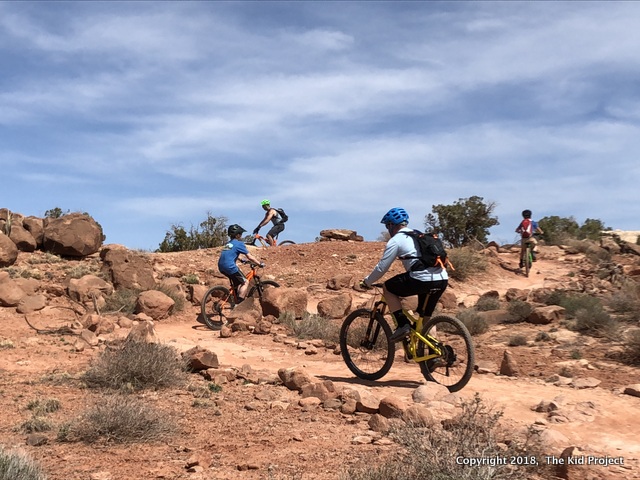 Brand trails biking Moab