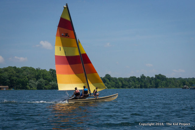 Sailing, Pine Lake, MI